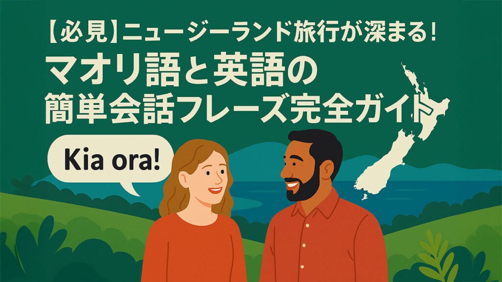 Maori Language Introduction