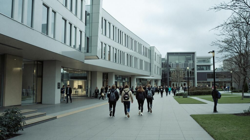 International student conducting research at a New Zealand graduate school