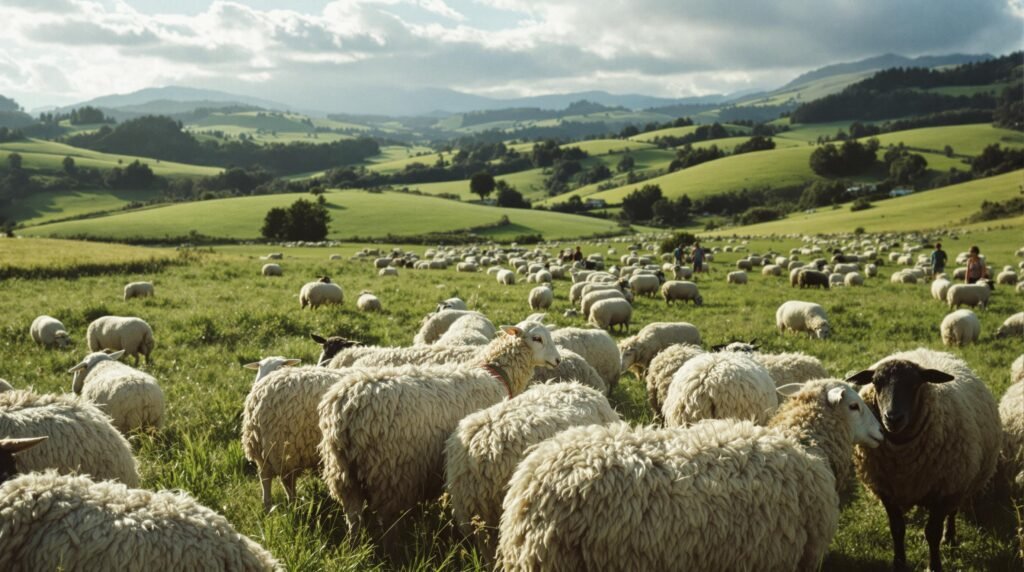 Young person volunteering through WWOOF on a New Zealand farm