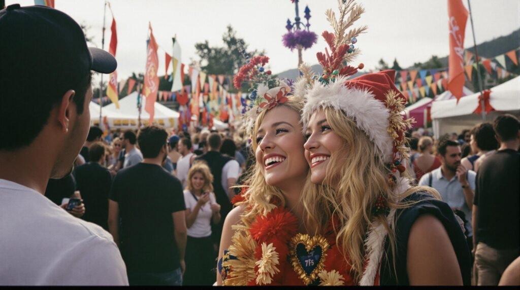 Traditional celebration and holiday parade in New Zealand