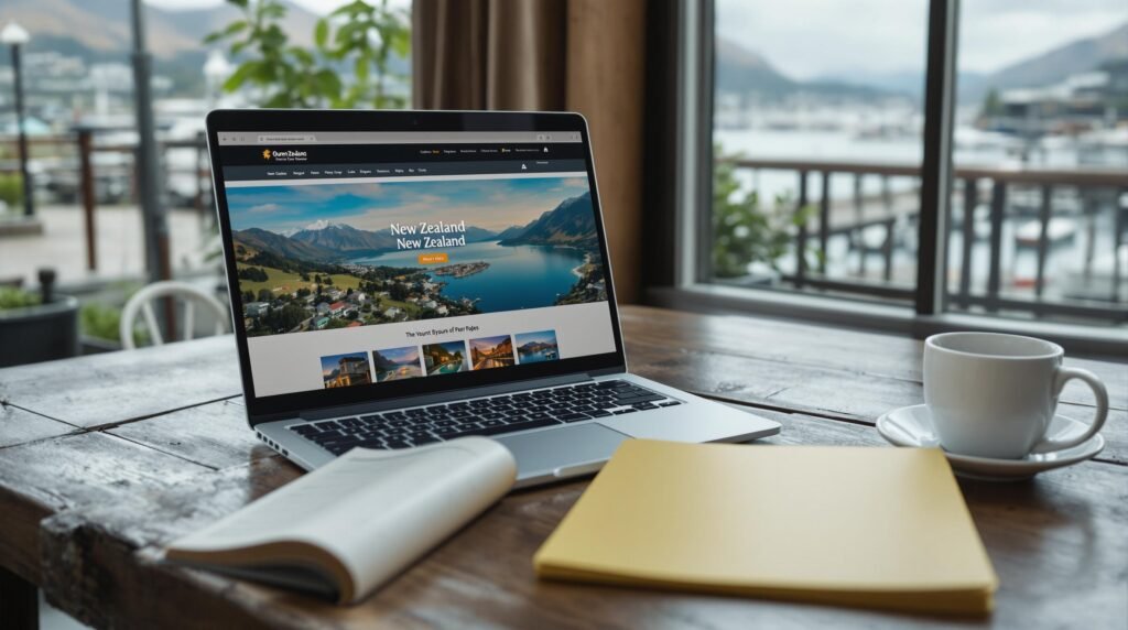 New Zealand tourism information websites and digital resources